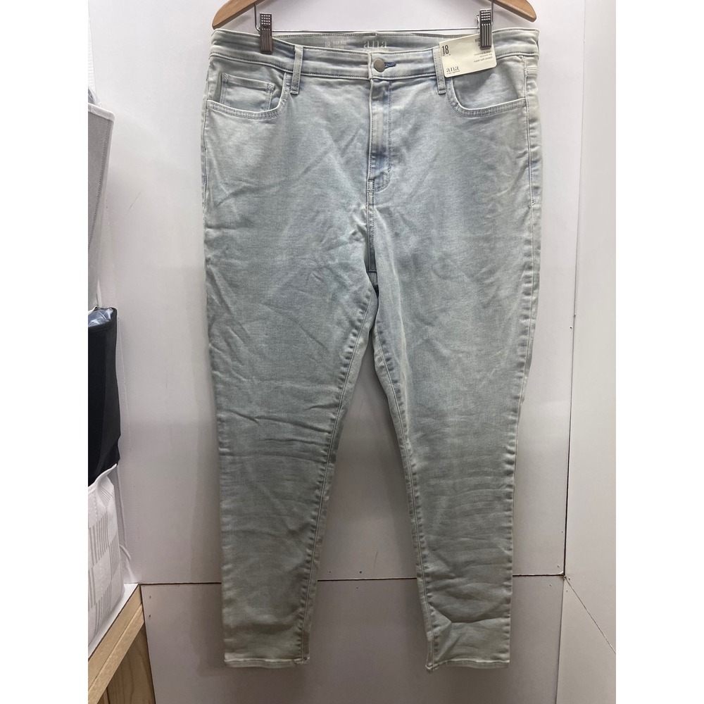 ANA A New Approach Womens High Rise Jegging Light Wash Blue Size 18 NWT